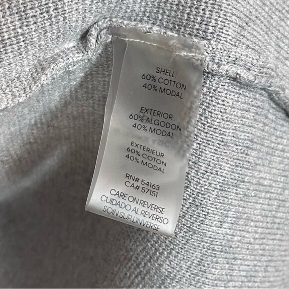 Calvin Klein Long Open Front Cardigan Size Large - Picture 9 of 13